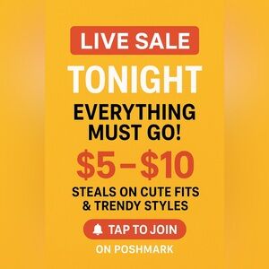 Closet Clearances & Unlisted Items Starting @ $5